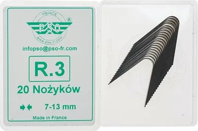 Produktbild von 20x PSO Schneidmesser für PSO Profilnachschneider Typ R3 (7-13mm)