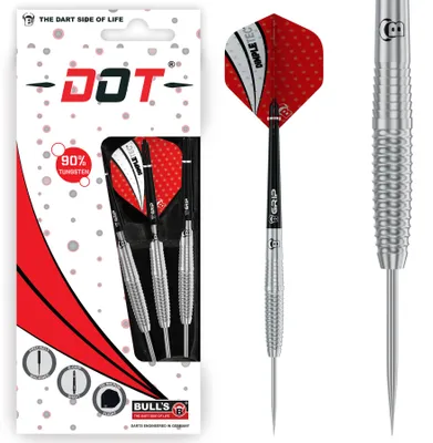 Produktbild von BULL'S Dot D1 90% Tungsten Steel Dart - 22g -- 1 Satz