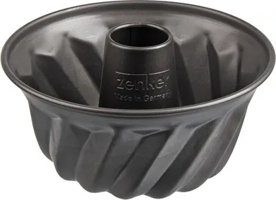 Produktbild von Zenker Gugelhupfform Ø 18 cm SPECIAL - MINI, kleine Backform aus Stahlblech, Kuchenform mit Antihaftbeschichtung (Farbe: Schwarz)