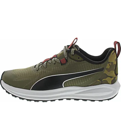 Produktbild von Puma Twitch Runner Trail Winter Deep Olive-Platinum Gray Black Größe EU 44