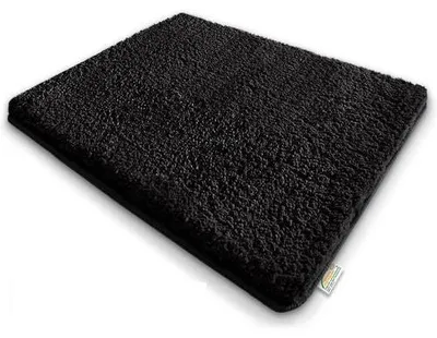 Zdjęcie produktu dla Maty łazienkowe | Sky Uni | Deep Black | 60 x 100 cm