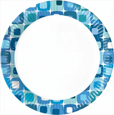Immagine prodotto di 10 x Piatto di carta moderno - Grande 23 cm
