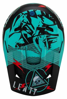 Zdjęcie produktu dla Niebieska osłona wizjera do kasku motocyklowego LEATT, rozmiar 2,5 M–XXL