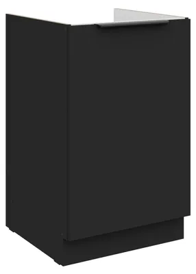 Produktbild von Küchen Spülenunterschrank 50 cm SIENA Schwarz Küche Küchenzeile Küchenblock