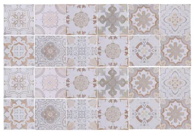 Zdjęcie produktu dla Solidchoice - 24 sztuk naklejek z motywem płytek ceramicznych, wykonanych z PVC, do dekoracji ścian, o wymiarach 15 x 15 cm