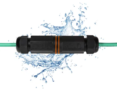 Produktbild von Logilink Patchkabelverbinder 2 x RJ45 Buchse wassergeschüt