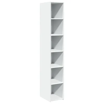 Image de Buffet haut blanc 30x41x185 cm bois d'ingénierie