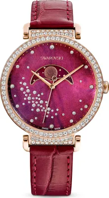 Swarovski Damen Chronograph Armbanduhr Rot Artikelnummer