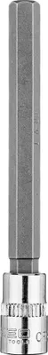 Produktbild von NEO TOOLS Sechskant-bit auf 1/4"-Einsatz, langes, 87 mm, empfohlen als praktisches Ersatzteil für beschädigte oder verlorene Kit-Teile, hohe Qualität, Chrom-Vanadium-Stahl (H7)
