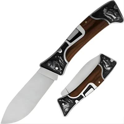 Obrázek produktu pro Outdoorový skládací nůž A3190 - Hnědá/Stříbrná KP39441