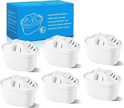 Wasserfilterpatronen 6 Stück, Kompatibel mit Brita Maxtra+