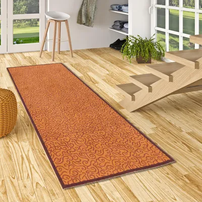 Produktbild von Läufer Küchenläufer Teppich Superclean Karamell, Größe:45x145 cm