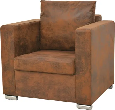Produktbild von Sessel Braun 82x73x82 cm WildKunstleder