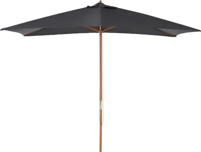 Image de Outsunny Parasol droit rectangulaire Parasol de jardin grande taille dim. 3L x 2l x 2,5H m gris foncšŠ
