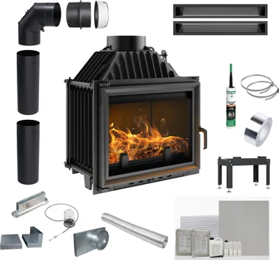 Immagine prodotto di Inserto camino in ghisa KRATKI MAJA 8 kW Ø 200