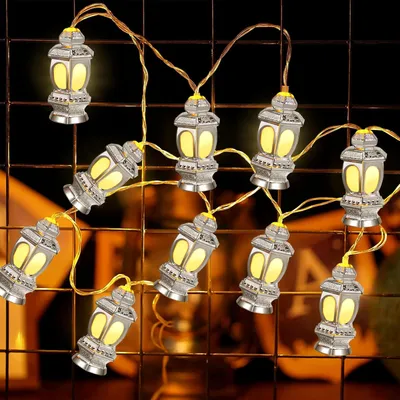 Immagine prodotto di LED luci fiabesche 1,65 m vintage ghirlanda Ramadan decorazione 10 diodi