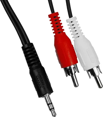 Produktbild von mumbi 3,5mm Klinke Stecker auf 2 Stereo-Cinch Chinch / 1,5m Kabel