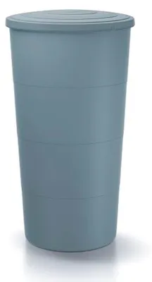 Immagine prodotto di Serbatoio di raccolta dell'acqua piovana da 200 litri, in plastica, di colore grigio chiaro
