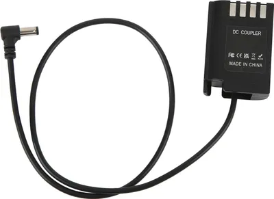Image de DMW DCC17 batterie factice BLK22 coupleur DC 5,5 x 2,1 pour LUMIX S5 S5K S5GK GH6 appareil photo numérique