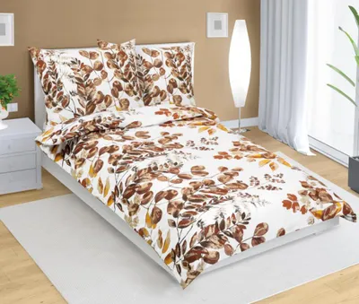Produktbild von Baumwollleinen - Braun,beige - 140x220, 70x90