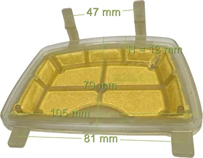 Obrázok produktu pre Vzduchový filter pre Stihl MS211 C-BE CBE 2-Mix Z 1139-120-1602 11391201601 Motorová píla