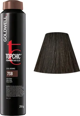 Produktbild von Goldwell Topchic The Browns, Braun, 7SB, Silver Beige, Unisex, 250 ml, Alle Haare