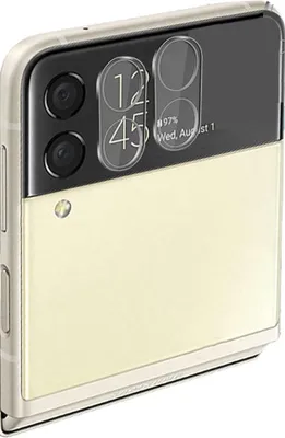 Produktbild von Kameraschutz für Samsung Galaxy Z FLIP 3 5G [2 Stück] Kamera Schutzfolie Durchsichtiges gehärtetes Glas Folie Rückseite Linse Kratzschutzfolie Linsenschutz Phonillico®