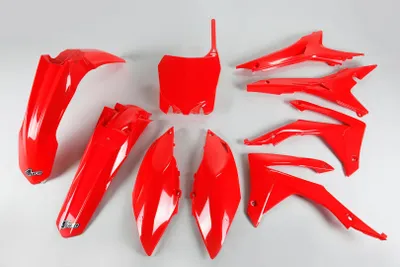 Zdjęcie produktu dla Zestaw owiewek UFO PLAST do modeli Hondy wykonany z czerwonego h