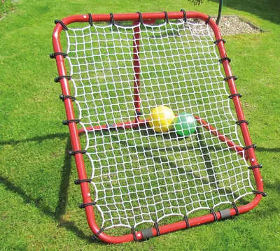 Produktbild von Ball-Trainer | Tchoukball-Netz Prellwand Ballprellwand Rebouncer rot