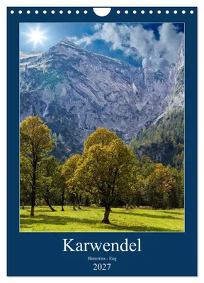 Productafbeelding van Karwendel - Hinterriss-Eng (Wandkalender 2027, formaat DIN A4, staand), CALVENDO maandkalender