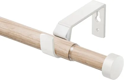Zdjęcie produktu dla Karnisze 70-208 cm, 19 mm, wygląd drewna, do salonu
