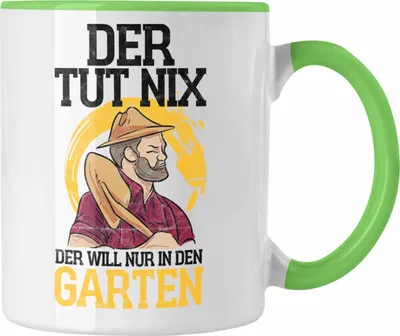 Produktbild von Trendation - Lustige Tasse für Gärtner Perfektes Geschenk für Hobby- und Landschaftsgärtner (Grün)