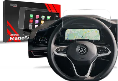 Produktbild von Matte Autodisplayfolie für Volkswagen Golf 8 Digital Cockpit 10,25" (2020-2025), Grizz Protector