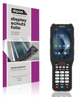 Produktbild von 4x Schutzfolie für Urovo RT40S klar Displayschutzfolie Folie Display Schutz dipos