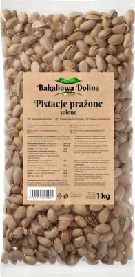 Zdjęcie produktu dla Pistacje prażone solone 1 KG - Przyjemność podjadania - Naturalne - W łupinie - Wysoka zawartość białka - Przekąska na imprezę - Wegetariańskie