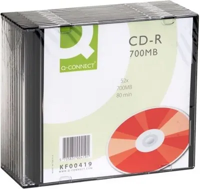 Produktbild von Q-CONNECT CD-R Q-Connect 10Stk. 0 0 0