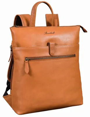 Produktbild von Benthill Rucksack Echt Leder | Kurierrucksack aus hochwertigem Rindsleder | Damen & Herren Fahrradrucksack Trekkingrucksack | Lederrucksack