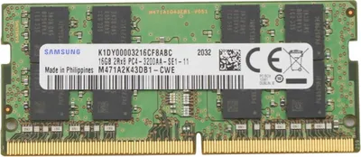 Obrázek produktu pro Lenovo Memory 16GB DDR4 3200 Samsung So-Dimm (5M30V06803)