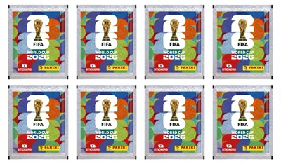 Produktbild von PANINI FIFA WORLD CUP 2026 8 packets with stickers Stickers