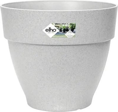 Produktbild von Pflanztopf Elho Vibia Campana Kunststoff Ø 25 cm H 21 cm grau