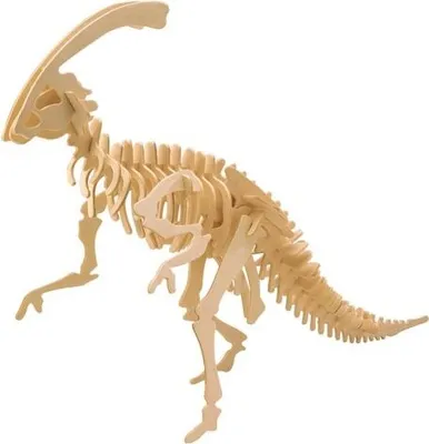 Image de JOUET EN BOIS, WCK Puzzle 3D Parasaurolophus