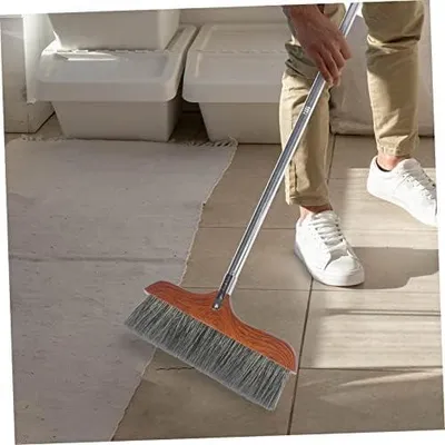 Produktbild von Bodenbesen Mit Langem Griff 90cm Weichborstig Abnehmbar Staubbesen Für Innenbereiche Haushalt Büro Camping
