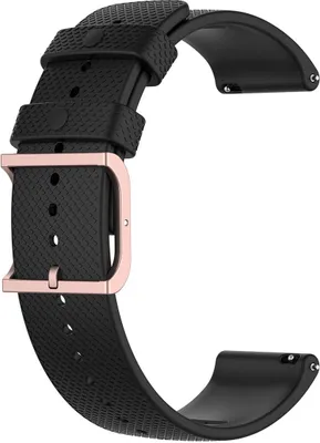 Produktbild von BStrap Silicone Rain Armband für Garmin Vivoactive 3, black