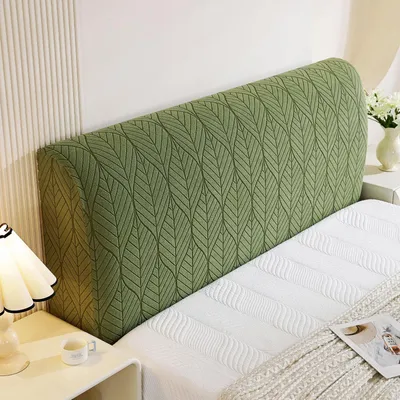 Elastischer Bettbezug 150 cm, Fleece, waschbar, grün
