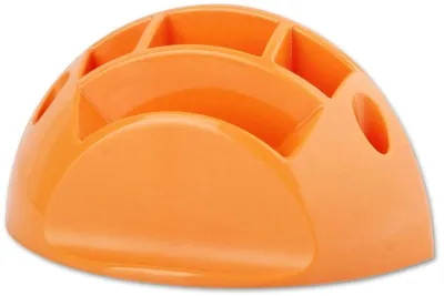 Zdjęcie produktu dla Stojánek na tužky a poznámkové bločky ICO Smart, plastový, oranžový