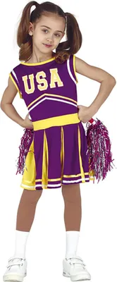Immagine prodotto di Guirca Cheerleader-mädchenkostüm 3-4 Anni 3-4 Anni