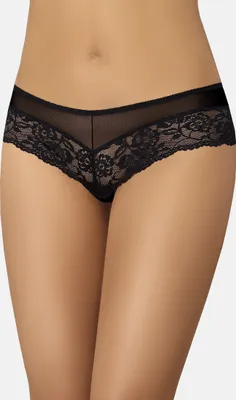 Zdjęcie produktu dla Teyli Figi brazylijskie z kwiatową koronką Kate Female 301 czarny S