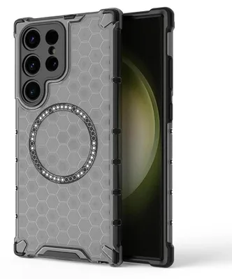 Obrázok produktu pre Techsuit – HoneyComb Shield MagSafe – ochranný obal na Samsung Galaxy S24 Ultra – čierny