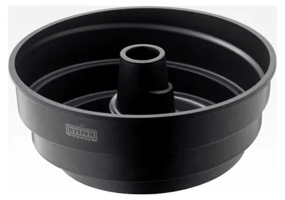 Produktbild von Gugelhupfform 25 cm mit Spiralstruktur, Backform aus Aluminiumguss, antihaftbeschichtet, Schwarz