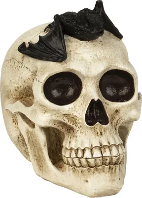 Produktbild von Mel-O-Design Halloween 3431 Totenkopf mit Fledermaus